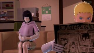 (Sub Esp) Hinata and Naruto Fuck while the Kids are Out. - ﻿3D animation on Crohasit