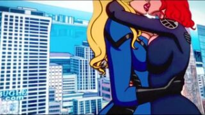 Sue Storm and Black Widow Making Out [KayWest and Dalliance18] - Marvel animation on Crohasit