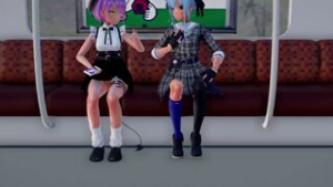 Suisei and Towa having an exchange [ishuK_MMD] - Hololive animation on Crohasit