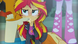 Sunset Shimmer SUCKS! (full audio) [RandomTripleS, Dirtyfinger] - equestria girls animation on Crohasit