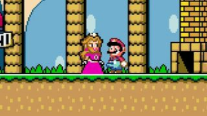 Super Mario World: Peach’s visit [Mayin] - Mario animation on Crohasit