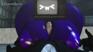TV woman boobjob - Skibidi Toilet animation on Crohasit