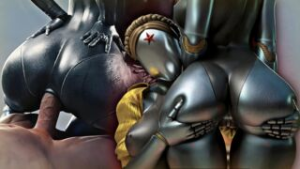 Twinsluts HMV/PMV - Atomic Heart animation on Crohasit
