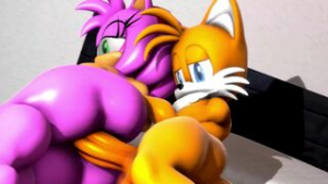 Tails x Amy [Kabalmystic] - ﻿3D animation on Crohasit
