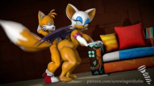 Tails x Rouge [ScrewingWithSFM] - ﻿3D animation on Crohasit