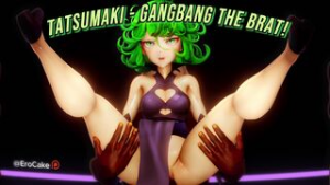Tatsumaki – GangBang The Brat! | EroCake - iwara animation on Crohasit