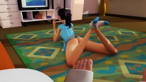 Teasing Dick (Upscaled) - ﻿3D animation on Crohasit