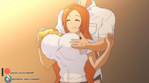 Testing gravity on Orihime’s udders [Scrabble007] - Bleach animation on Crohasit