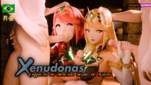 The Blade Market Traduzido Pt-Br - Xenoblade Chronicles 2 animation on Crohasit