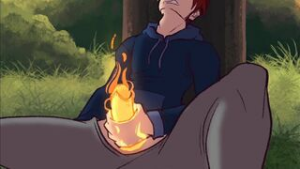 Todoroki hot jerk off - My Hero Academia animation on Crohasit