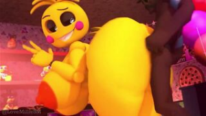Toy Chica enjoying some cock - Five Nights at Freddy's animation on Crohasit