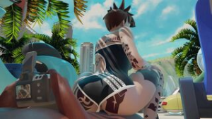 Tracer Swimsuit Cowgirl [QoS Edit] (Yeero) - ﻿3D animation on Crohasit
