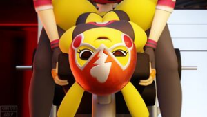 Trainer fucks Pikachu - ﻿3D animation on Crohasit