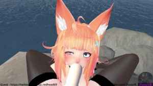 Two Futa Fox Girls having fun – Vrchat Part 1 - VR Chat animation on Crohasit