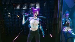 V convinces Rita [Rescraft] - Cyberpunk 2077 animation on Crohasit