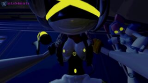 V drone Riding human - MedaBots animation on Crohasit