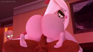 Vaggie gets fucked on visit – [Lovemilliesm] - ﻿3D animation on Crohasit