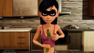 Vi and cucumber. - ﻿3D animation on Crohasit