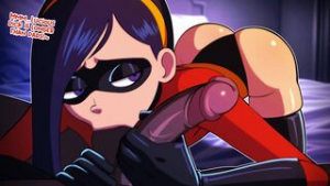 Violet Sucking Frozone Balls - 2D animation on Crohasit
