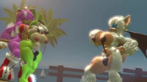 Werehog Amy Fucking Surge [switch mega] - ﻿3D animation on Crohasit