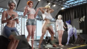 Wet T-Shirt Contest [Alt][NYL][4K60FPS] - ﻿3D animation on Crohasit