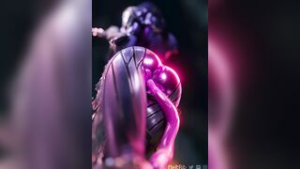Widow taking a shower – Meltrib - Overwatch animation on Crohasit