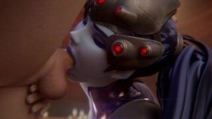 Widowmaker blowjob [FPSBlyck] - ﻿3D animation on Crohasit