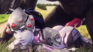 Widowmaker fucked by werewolf - Overwatch animation on Crohasit