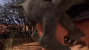 Wild Life – Goat Demon cums inside Female Human - ﻿3D animation on Crohasit