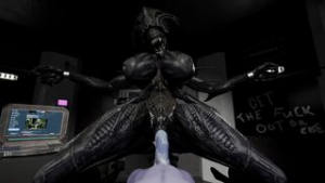 Xeno Queen Cumtainment (Niki3D) - ﻿3D animation on Crohasit