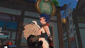 Xiangling was Latched onto and Banged by A Hilichurl [Mod] - Genshin Impact animation on Crohasit