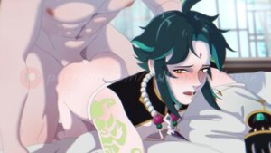 Xiao. - Genshin Impact animation on Crohasit