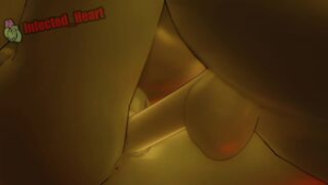 Yang Doms Ruby and Raven in the sauna - ﻿3D animation on Crohasit