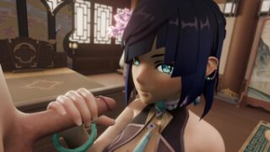 Yelan BJ - ﻿3D animation on Crohasit