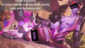 Your wife Dva gets fucked by a real man - ﻿3D animation on Crohasit