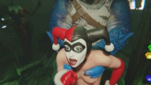 ZMSFM Harley and King Shark (Classic, Preg) - ﻿3D animation on Crohasit