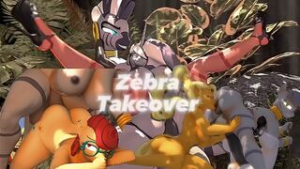Zebra Takeover - ﻿3D animation on Crohasit