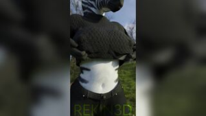 Zebra Titts [Rekin3D] - ﻿3D animation on Crohasit