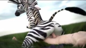 Zebra X Human - ﻿3D animation on Crohasit