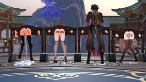 Zhongli enjoying the view - Genshin Impact animation on Crohasit