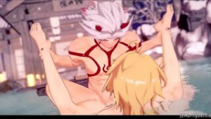 aether x arataki - ﻿3D animation on Crohasit