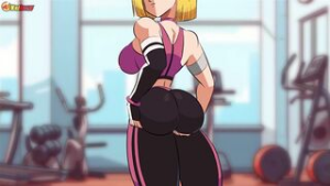 dragon ball eighteen waifu focus 3 i think mk 1 video - ﻿3D animation on Crohasit