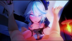 furina fucked by you POV - Genshin Impact animation on Crohasit