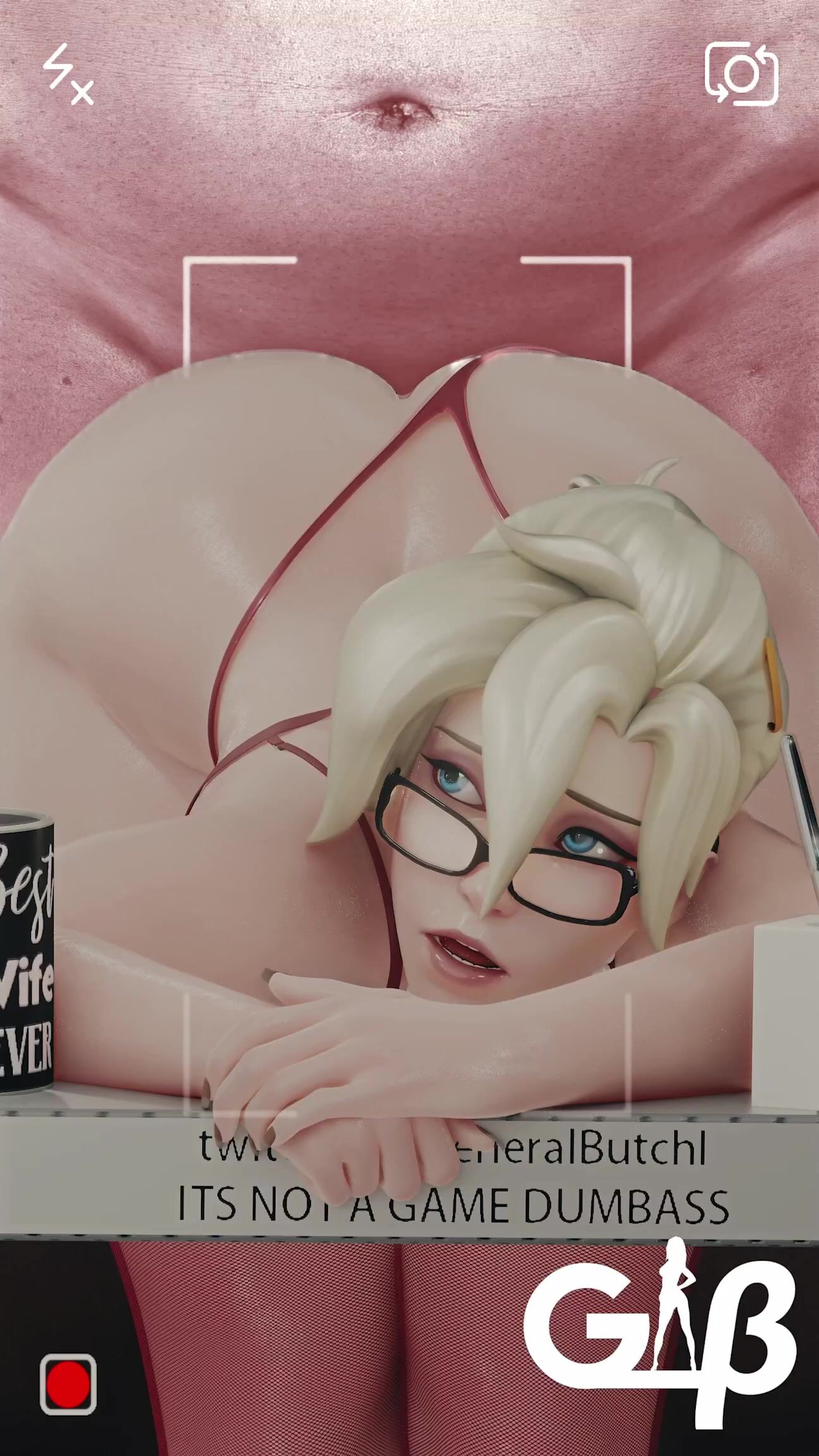 [General Butch] mercy (white edit) - ﻿3D animation on Crohasit