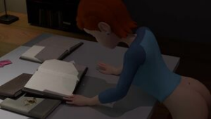 gwen Masturbation project v2 - ﻿3D animation on Crohasit