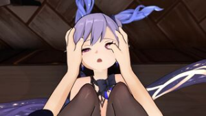 keqing 3 - Genshin Impact animation on Crohasit