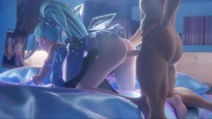 league of legends 3d sfm Seraphine KDA compilation - ﻿3D animation on Crohasit