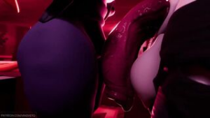 loona and moxxie pt 2 - helluva boss animation on Crohasit