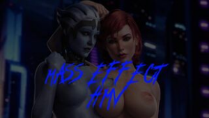 mASS EFFECT FUTA HMV - ﻿3D animation on Crohasit