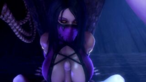 mileena titjob - Mortal Kombat animation on Crohasit